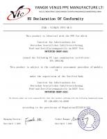 VIC823V FFP3 NR D (EU Declaration Of Confirmity) 
